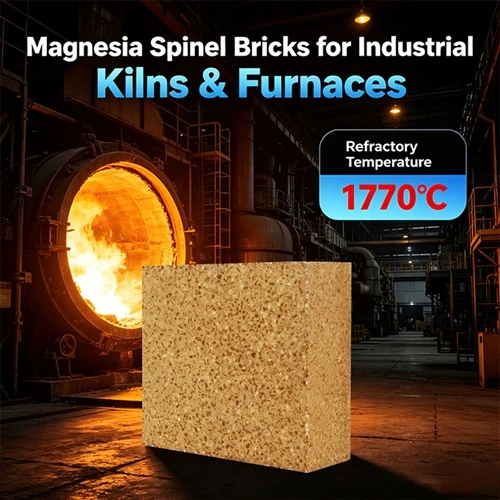 Magnesia Spinel Tehly pre priemyselné pece a pece zlepšujú výkon pri vysokej ...